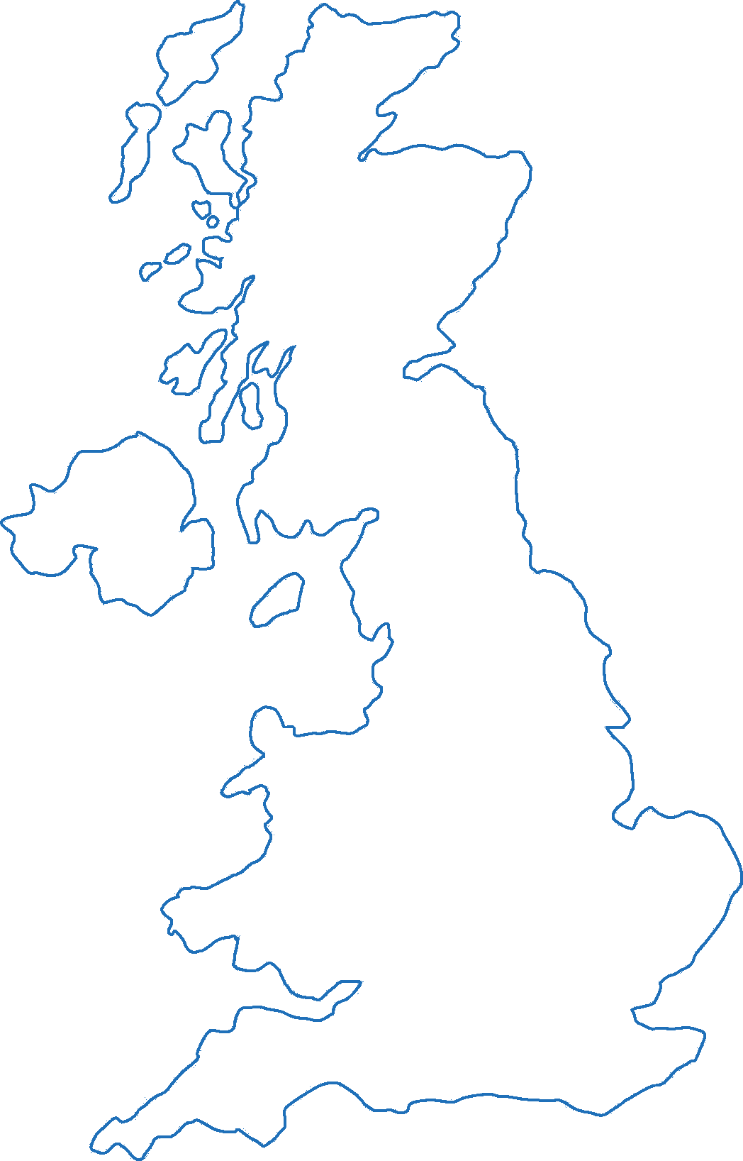 UK map outline